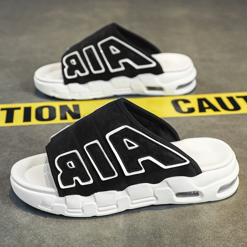 Summer Men Slippers Casual EVA Sole Soft Outdoor Beach Slippers Anti Slip Lightweight Waterproof Platform Men Indoor Sandals