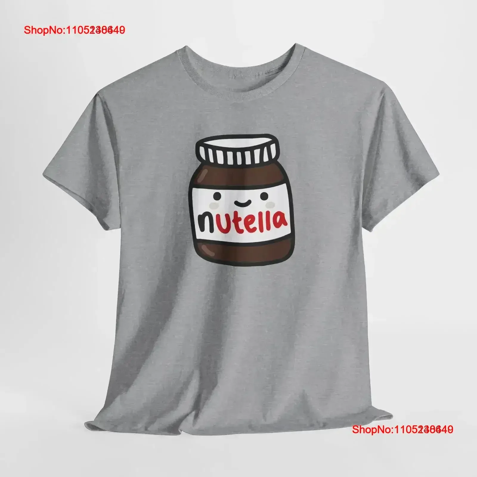 Nutella Lover Super Cute Jar Face T Shirt S to 5XL Multiple Colors vintage Washed Comfortable Stylish fashion Stretched