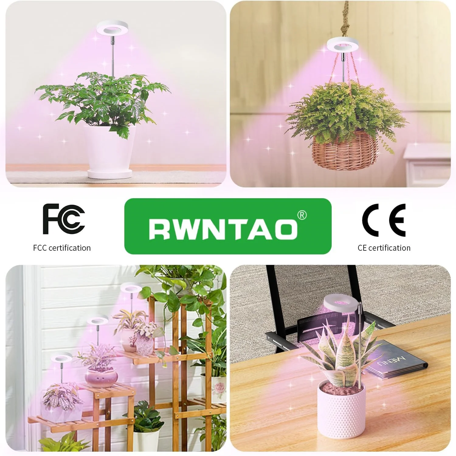 Imagem -06 - Anel de Anjo Usb Cresce a Luz para Plantas Phytolamp com Controle Espectro Completo Fitolamp Lights Home Flower Clip Phyto Lamp