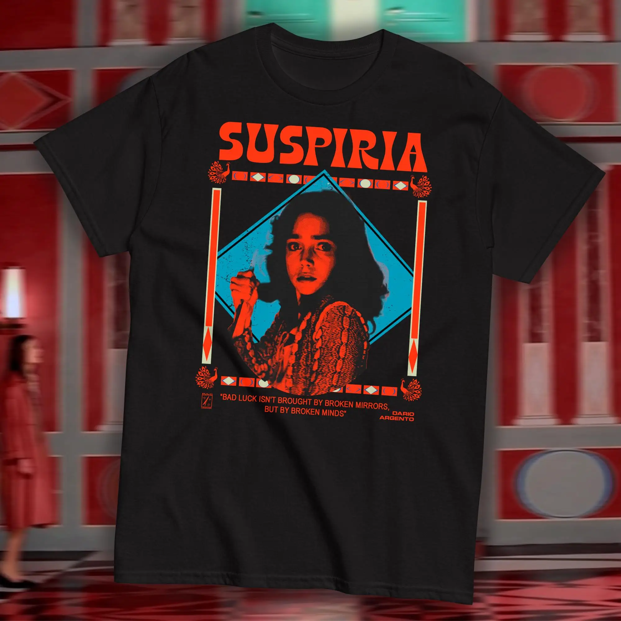 

Suspiria Shirt. Suspiria 1977 T-Shirt Horror Movie Gifts T-Shirt Summer Men Women Men's T-Shirt Crew Neck Cotton Tee