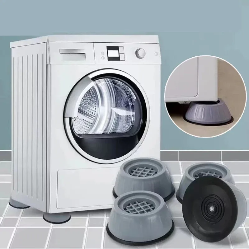 1/2/3/4/6/9pcs Washing Machine Shock Pad, Washing Machine Silicone Foot Pad, Suitable For Daily Washing Machine Shock And Noise