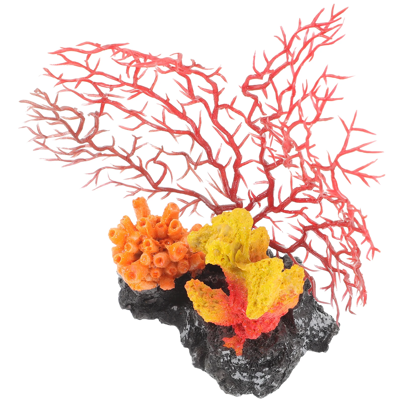 

Artificial Coral Branch Decorative Corals for Fish Tank Landscape Coral Layout Resin Material Aquarium Decor Home Office
