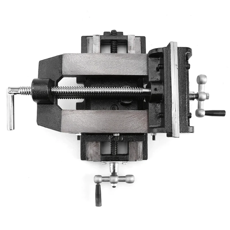 

6-дюймовые перекрестные станочные тиски для сверлильного станка, металлические фрезерные тиски, держатель для крепления на верстак