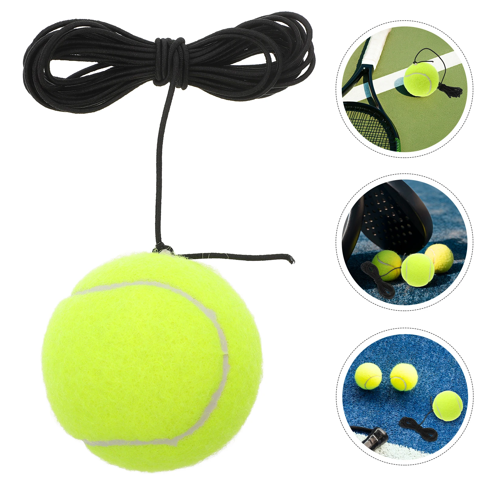 

Plastic Wall Large Ball with Rope Durable Portable Tennis Training Equipment Tennis Training Equipment Fitness Gear