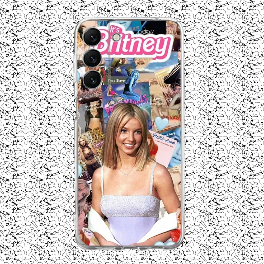 Singer B-Britney S-Spears Phone Case Silicone For Samsung S30,23,21,22,20 FE lite,S10,9,PIus Note20ultra Soft Transparent