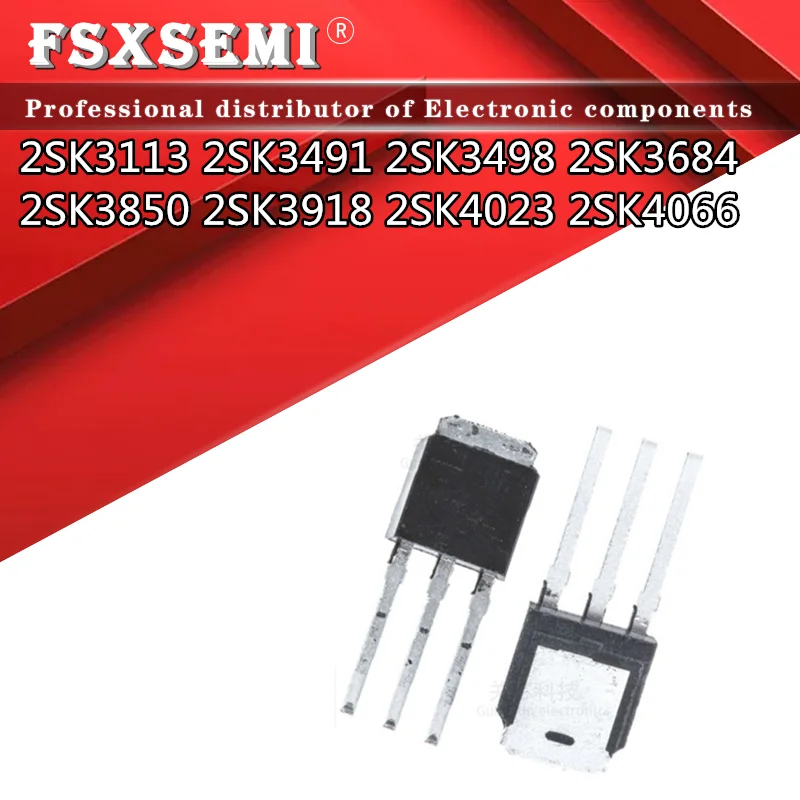 10pcs K3113 K3491 K3498 K3684 K3850 K3918 K4023 K4066 TO251 2SK3113 2SK3491 2SK3498 2SK3684 2SK3850 2SK3918 2SK4023 2SK4066