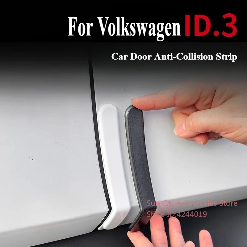 

For Volkswagen VW ID.3 2021-2025 Car Door Anti-Collision Strip ABS Open Door Anti Scratch Rubbing Car Exterior Accessories