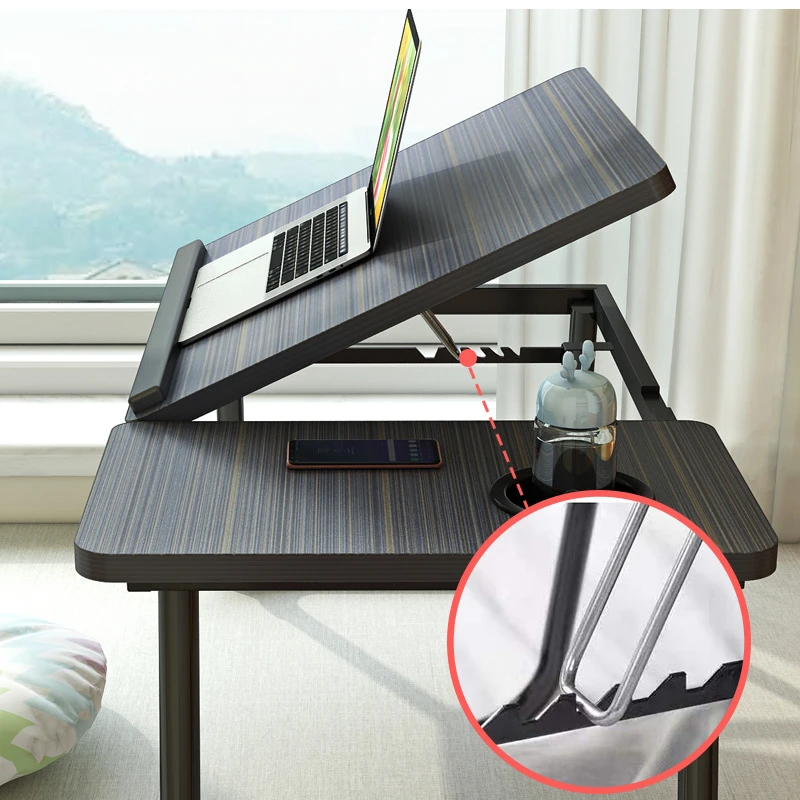 Adjustable Bed Lift Table, Folding Laptop Table, Simple Lazy Table