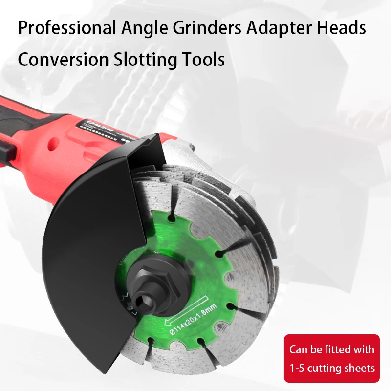 angle grinder slotter retrofit faca voce mesmo conversao cabeca combinacao lamina de corte acessorios ferramenta 100 150 01
