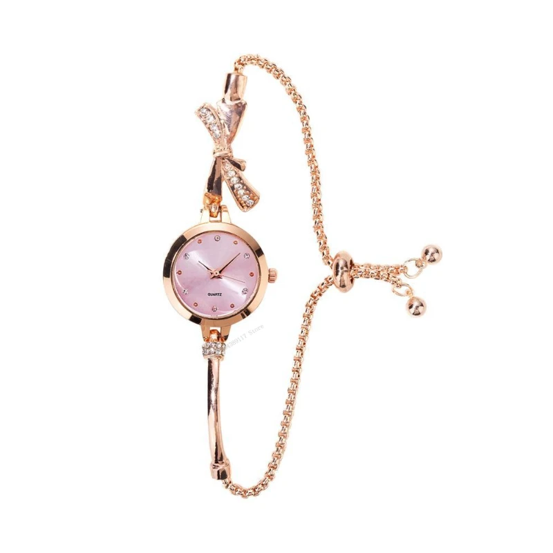 Reloj Mujer Роскошные женские часы с золотым тонким ремешком и стразами, браслет с цветком, ремешок для часов из нержавеющей стали, платье, женские часы