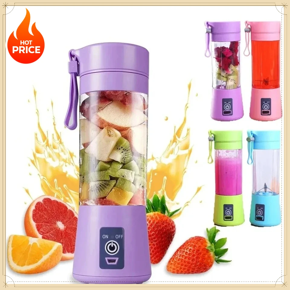 Novo Copo Liquidificador Elétrico Portátil Mini Mixer Recarregável para Frutas e Milkshakes para Casa e Cozinha