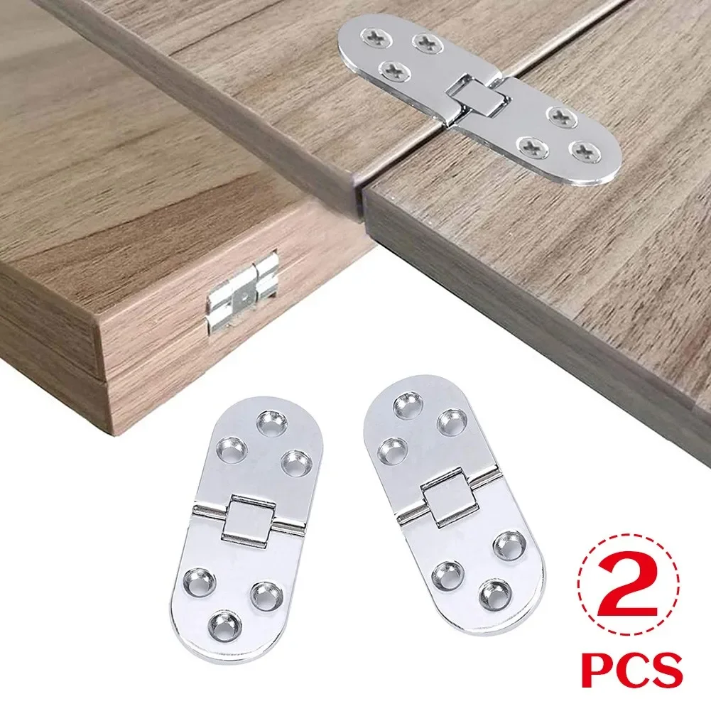 2pcs Folding Table Hinges Self Supporting Folding Table Cabinet Door Hinge Flush Mounted Hinges For Kitchen Furniture Fittings