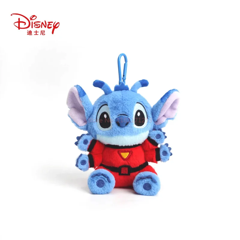 Disney Stitch Plush Toy Backpack Pendant Cartoon & Cute Doll Keyring Soft And Comfortable Accessories Girls Gift Kids Toys