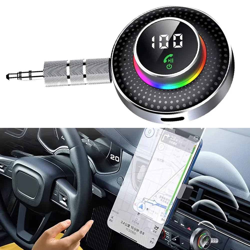 

New Sale High RGB AUX Receiver Adapter For Car Speaker Home Stereo Wired Audio Receiver Direct Replacement Car Accessories