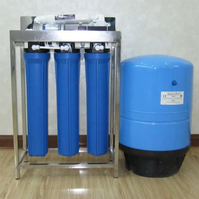 200/400GPD Industrial Commercial Reverse Osmosis Water Filter Machine RO Drinking Water Purification Equipment