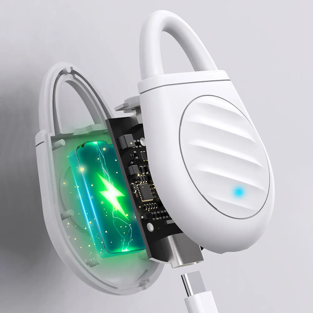 Ultrasonic Electronic Mosquito Repellent Rechargeable Anti-mosquito Bite Pendant Portable Mosquito Repeller for Outdoor Camping