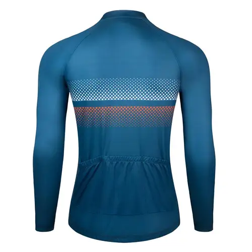 Imagen 2 del producto Equipo Primavera/otoño ciclismo Jersey manga larga hombres MTB bicicleta camisa equipo bicicleta desgaste verano al aire libre ropa de secado rápido ropa deportiva