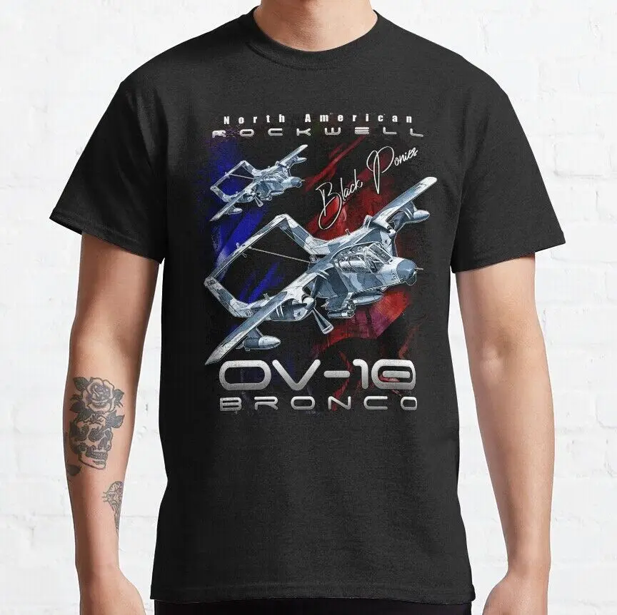 LIMITED Rockwell OV-10 Bronco Light Attack & Observation Aircraft Gift T-Shirt For Men Clothing Women Short Sleeve Tees Y2K Tops