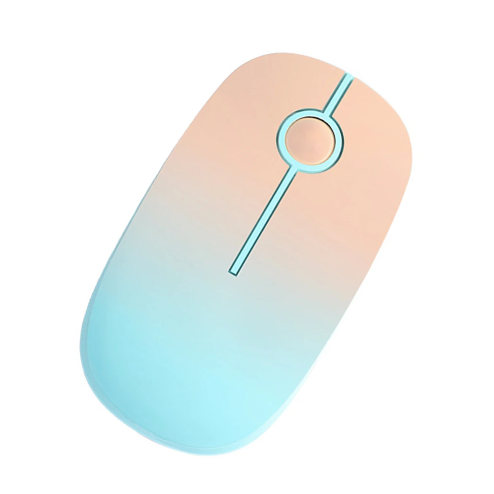 

Gradient Color Wireless Mouse Silent Mute 2.4GHz Laptop Computer Ergonomic Portable Gaming Office Small Size Desk