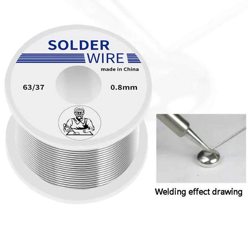 

63/37 Small coil solder wire with lead tin wire 100g rosin core solder wire with flux free wash solder wire