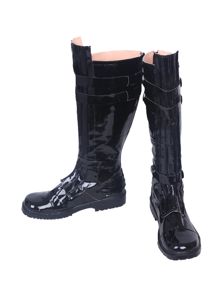 

Мужские модные черные длинные сапоги для косплея Анакина Скайуокера на Хэллоуин и карнавальные вечеринки