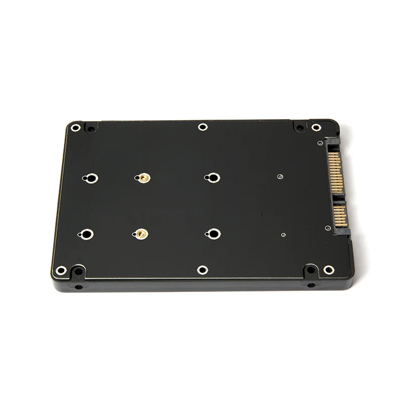 MSATA إلى SATA 3.0 الضميمة mSATA الخارجية SSD حافظة صغيرة SSD إلى 2.5 "SATA3 22Pin محول بطاقة محول لنظام التشغيل Windows Linux Mac OS