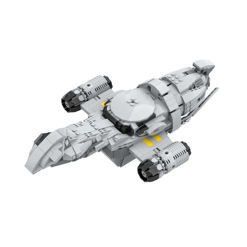 Kit de bloques de construcción de nave espacial clase luciérnaga para niños, juguete de construcción de nave de transporte de serenidad, MOC-87563, rompecabezas DIY, regalo