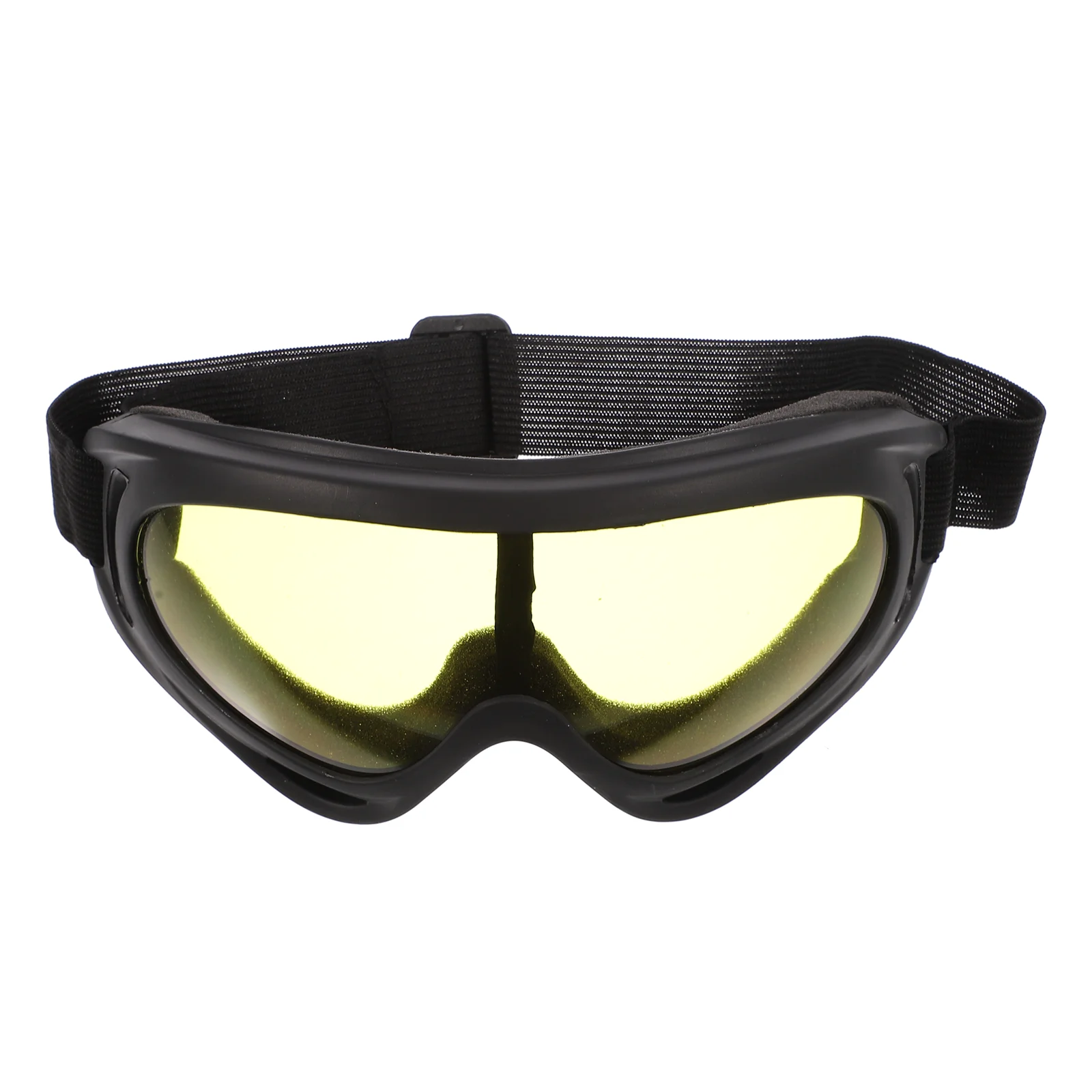 

Scooter Windproof Glasses Miss Man Goggles Yellow Cycling PC Anti-Glare Lenses Protective