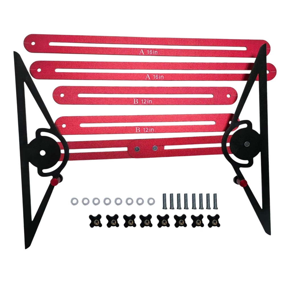 

Регулируемый измерительный инструмент, многофункциональная линейка, регулируемые ограничители для измерений, удлинители для различных размеров