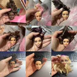 1/6 27cm doll barbi head gift for girl collection toy with hair baby head make-up many choices are constantly update barbi qian