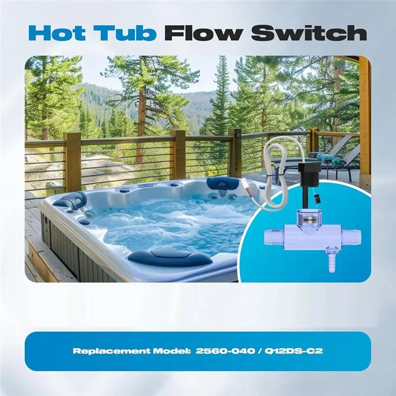 NEW HOT In Stock-For Sundance Spas, Jacuzzi Hot Tub Flow Switch Replacement 2560-040- Assembly Component