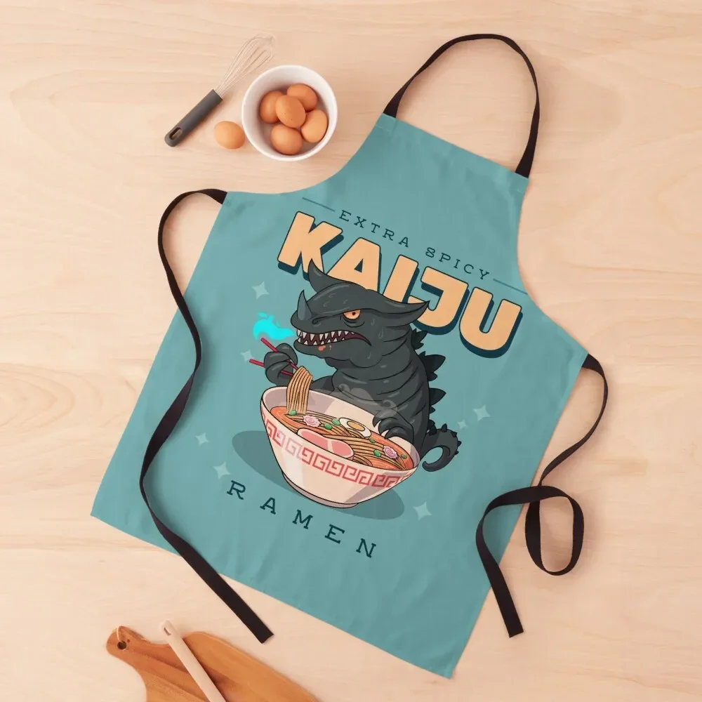 EXTRA SPICY KAIJU R A M E N Apron Women's Dresses Salon Apron