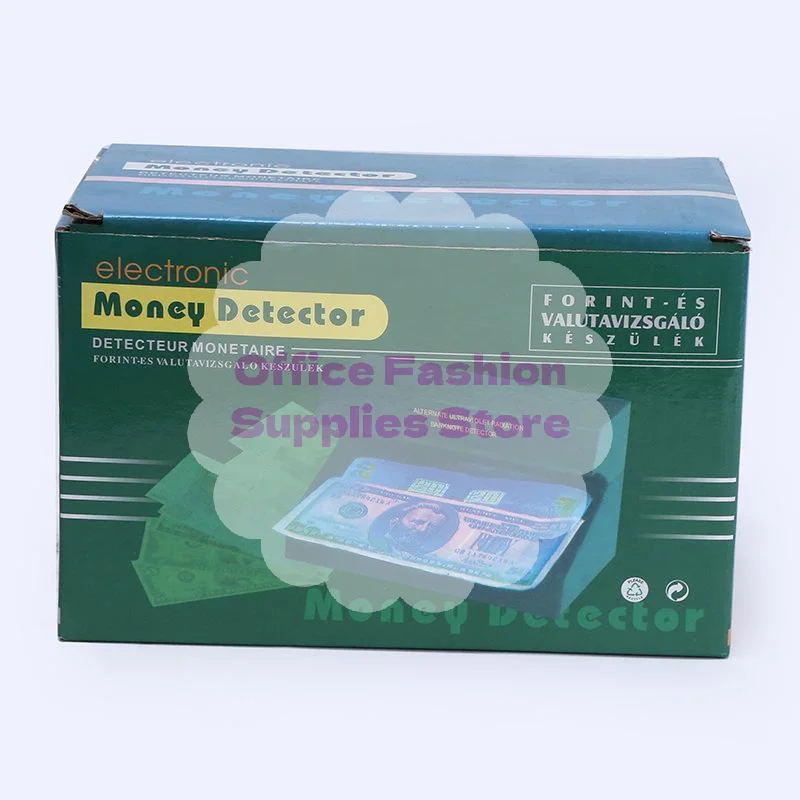 Ultraviolet Counterfeit Money Bill Counter Detector UV Light Practical Bill Currency Fake Money Checker EU/US/UK/Flat Plug 4W