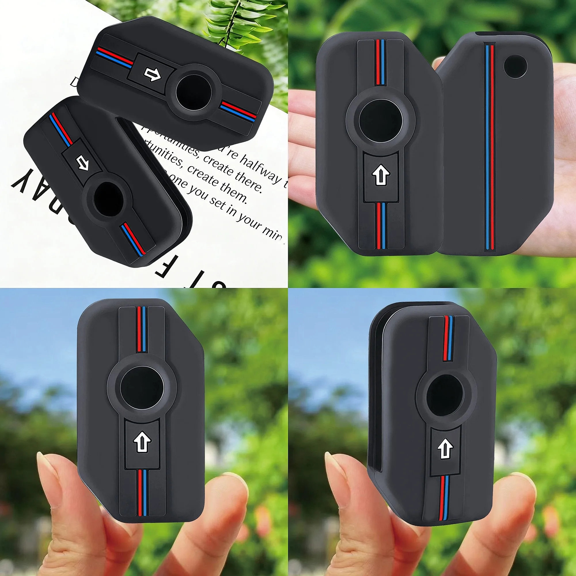 Silicone Remote Key Fob Cover Case For BMW K1600 B GT GTL R1250 GS Adventure S1000 XR 2021 2022 Car Key Shell