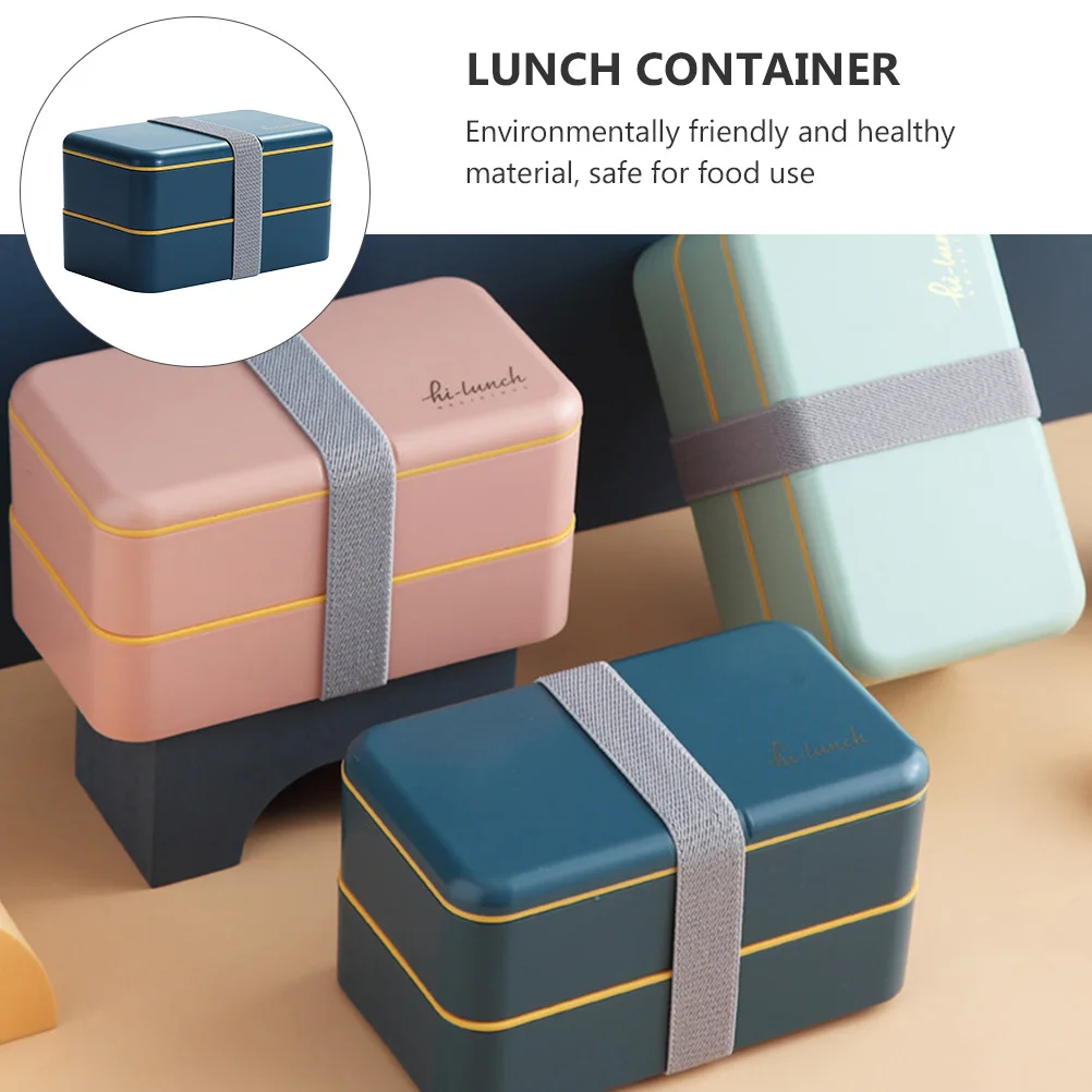 

Lunch Box Boxes Office Lunchbox Holder Microwaveable Outdoor Pe School Creative