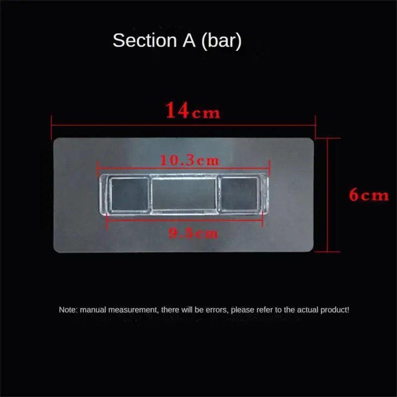 10.4cm Long Tissue Box Non-marking Fixing Frame Nail-free Punch-free Strong Glue Sticker Multi-functional Storage Buckle