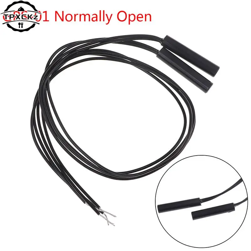 2Pcs Cilindrische Plastic Gemonteerd Reed Naderingsschakelaar Magnetische Sensor Normaal Open
