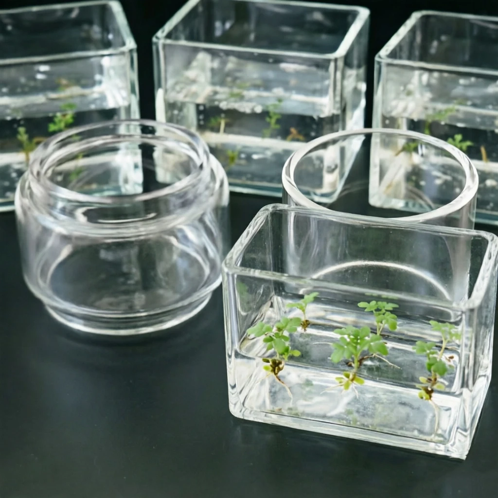 Home Hydroponic Boxes KYLIN Series Transpare Colorful Round Glass M/M Pro/V3/V2 mini installation Boxes