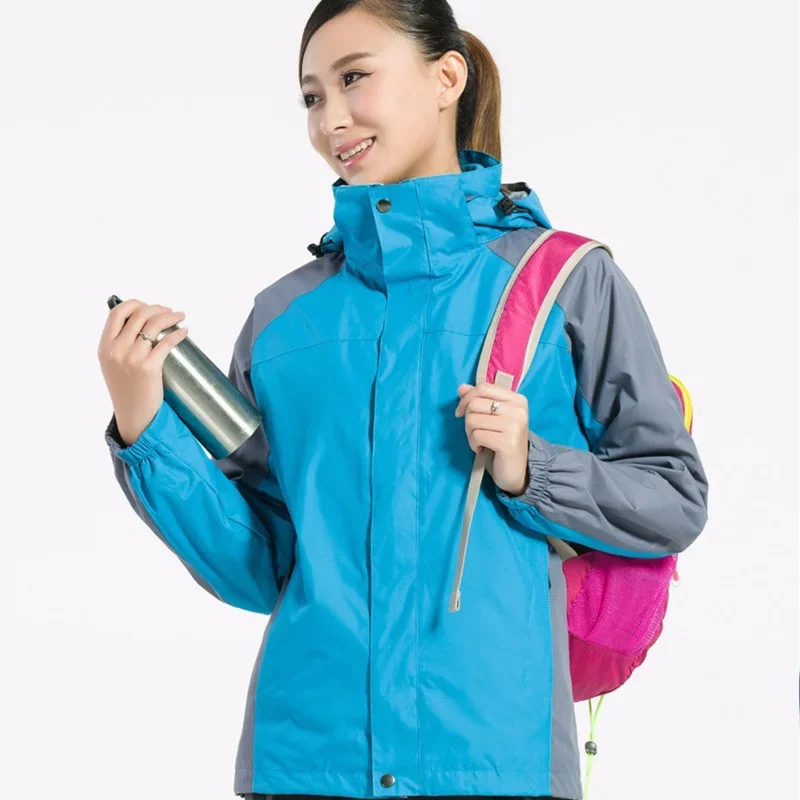 Winter Outdoor Climbing Camping Skiing 3in1 Softshell Warm Lover Clothes Sports Mountaineering Windproof Hiking Men Women