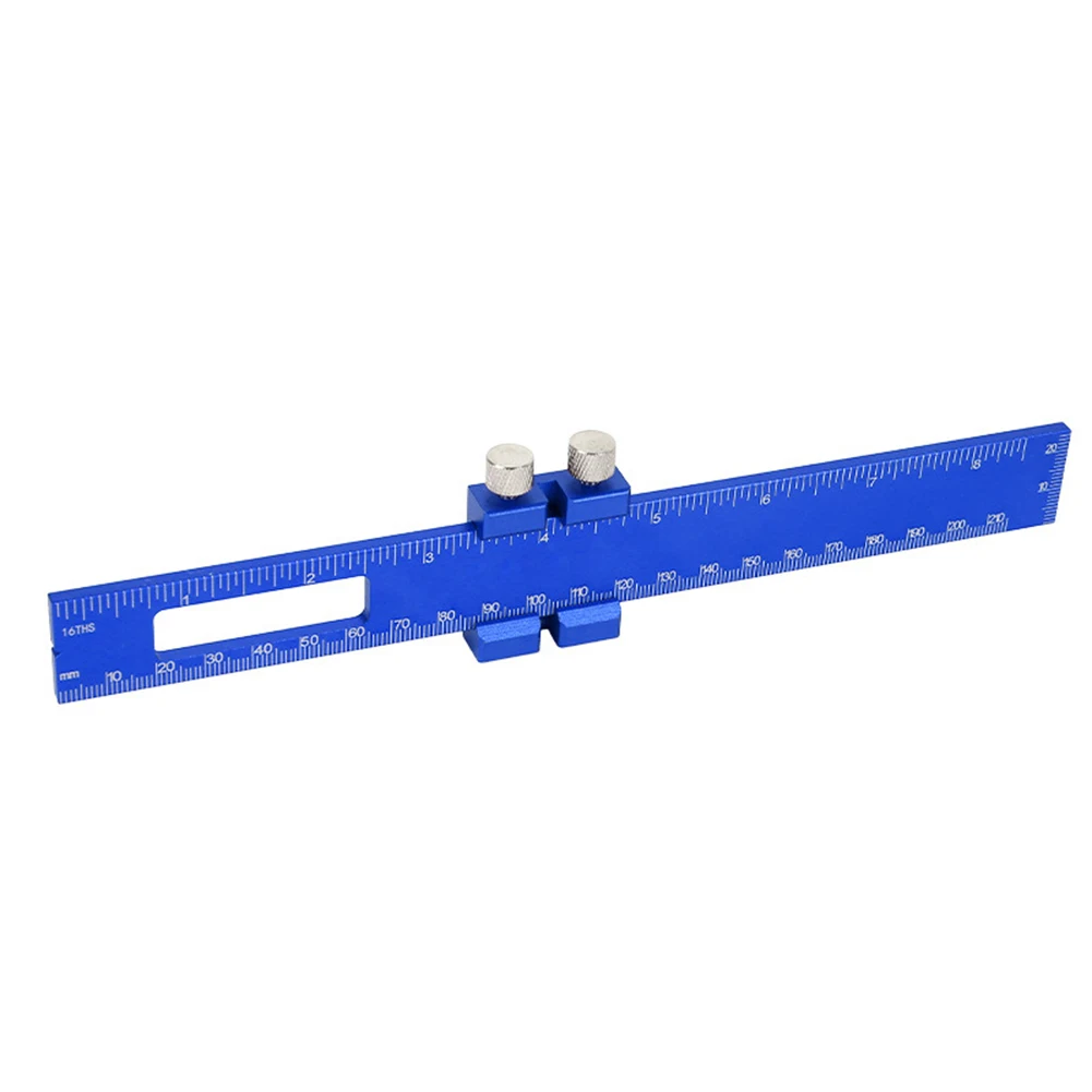 Sleek Design Aluminum Scribing Ruler Featuring Depth Measurement Units Perfectly Suited For All Your Technical Project Needs