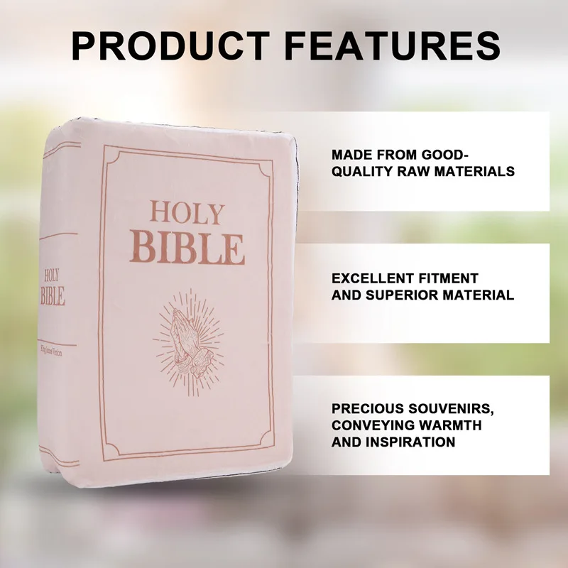 وسادة آية الكتاب المقدس القطيفة ، كتاب آية الكتاب المقدس الذي يفتح ، وسادة الكتاب المقدس