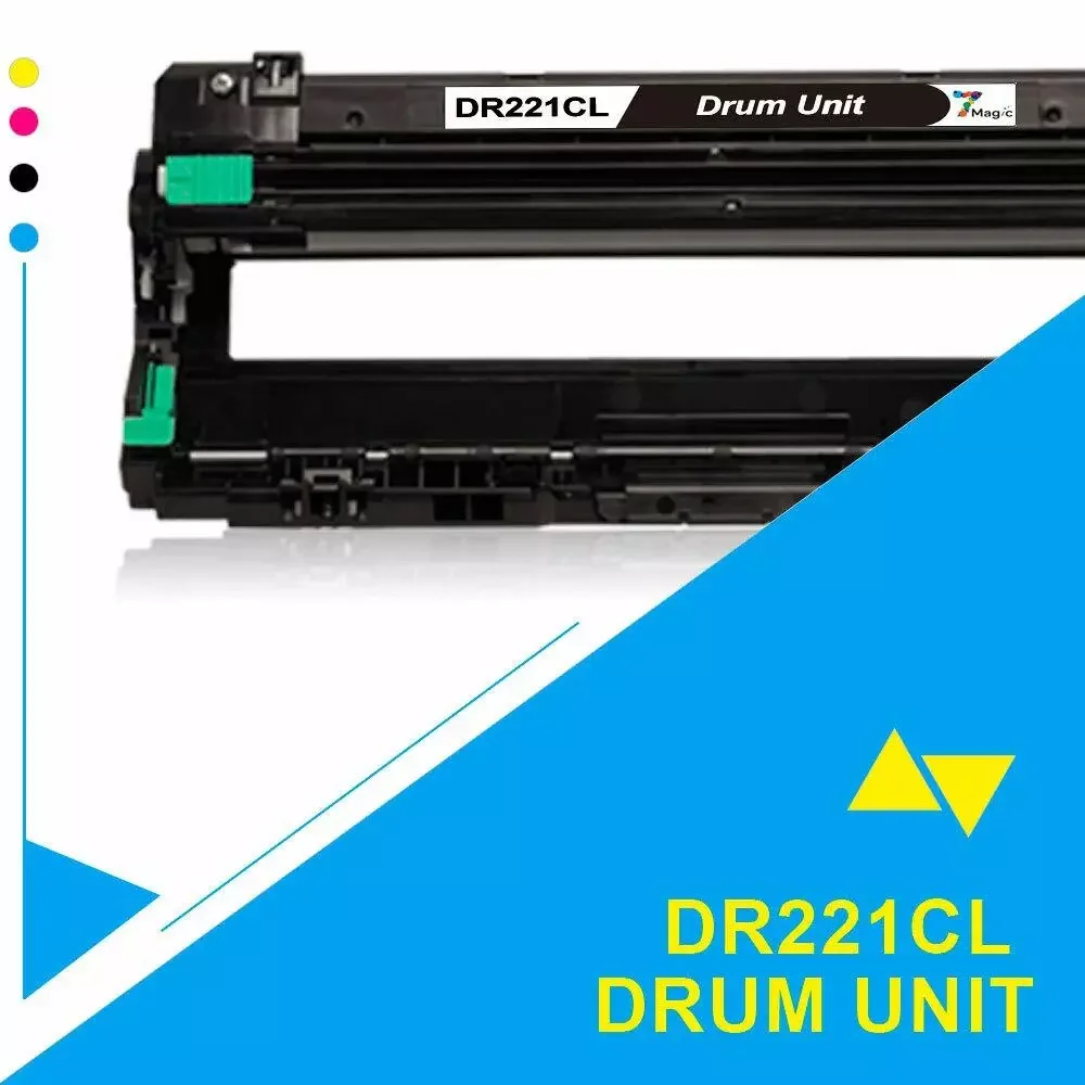 4Set DR221 Drum Unit for Brother DR221CL TN221 HL-3140CW MFC-9330CDW MFC-9340CDW