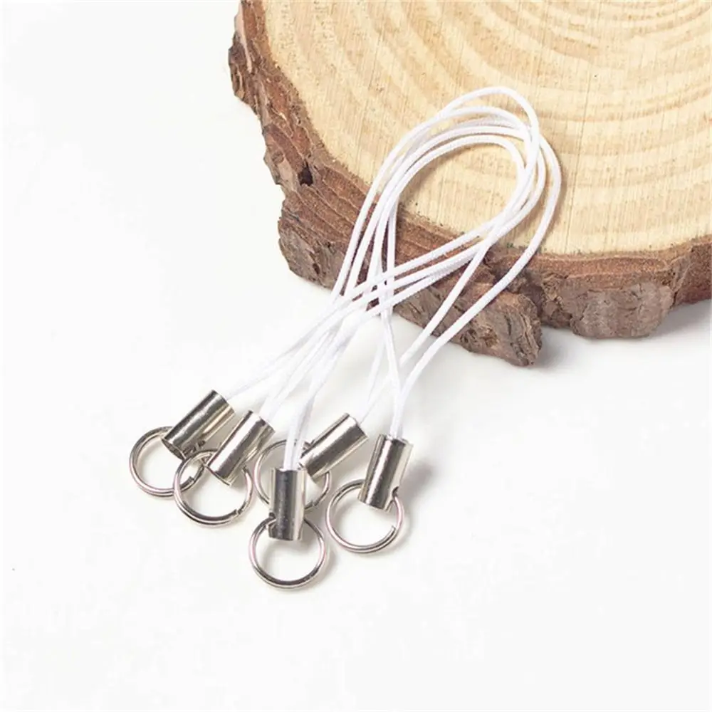 

Cord Phone Landyard DIY Craft Key Ring Chain Jump Ring Lanyard Rope Lanyard Strap Cord DIY Keyring Pendant Keychains Cord