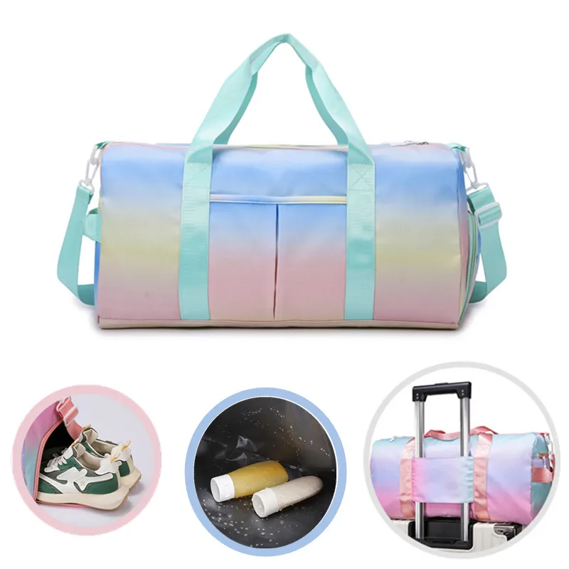 

Gym Bags For Women Weekend Packing Female Yoga Men's Big Male Shoulder Bolsas Fitness Handbag Sports Travel Waterproof Swimming