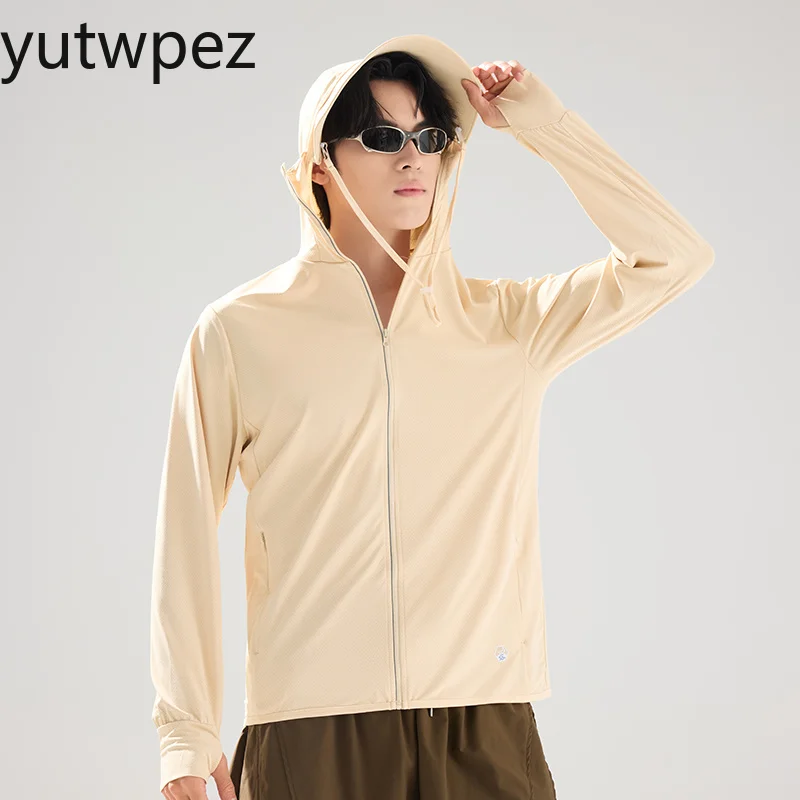 Outdoor Sports Shirt Running Protection Ice Silk Cool Feeling Sun Protection Lightweight UPF50+ UV Men Breathable Fishing Jacket view 4
