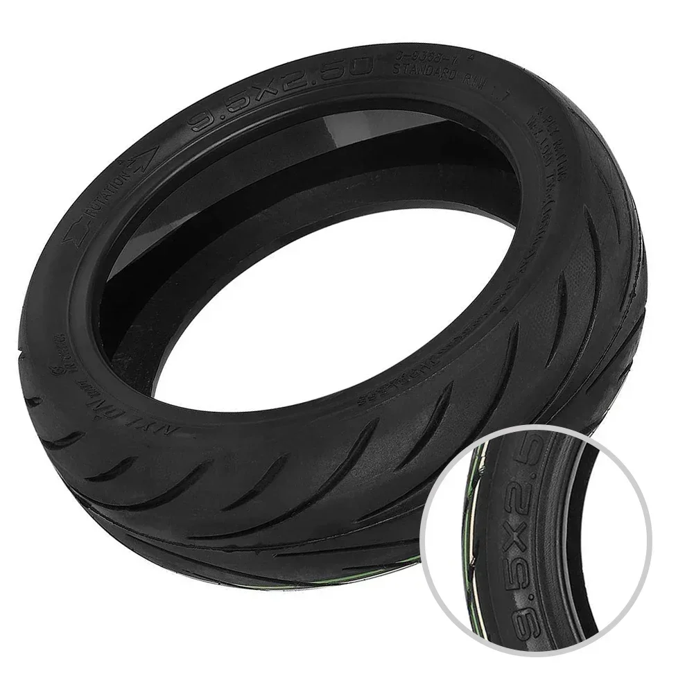 

9,5-дюймовая бескамерная шина 9,5x2,5, самовосстанавливающаяся замена шин для NIU KQI3, резиновая шина, аксессуары для электрического скутера