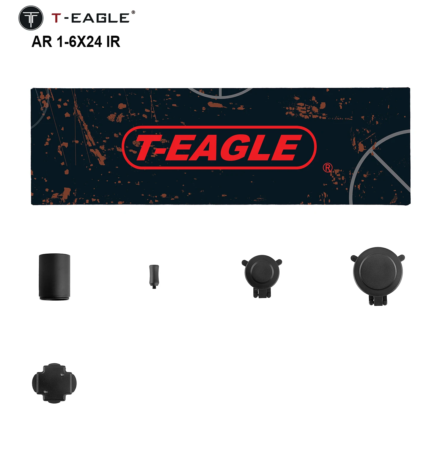 T-EAGLE AR 1-6X24 IR Tactical LPVO Riflescope For Hunting Etched Glass Reticle Lunetas Optics Sight Fits Airsoft Sight .223