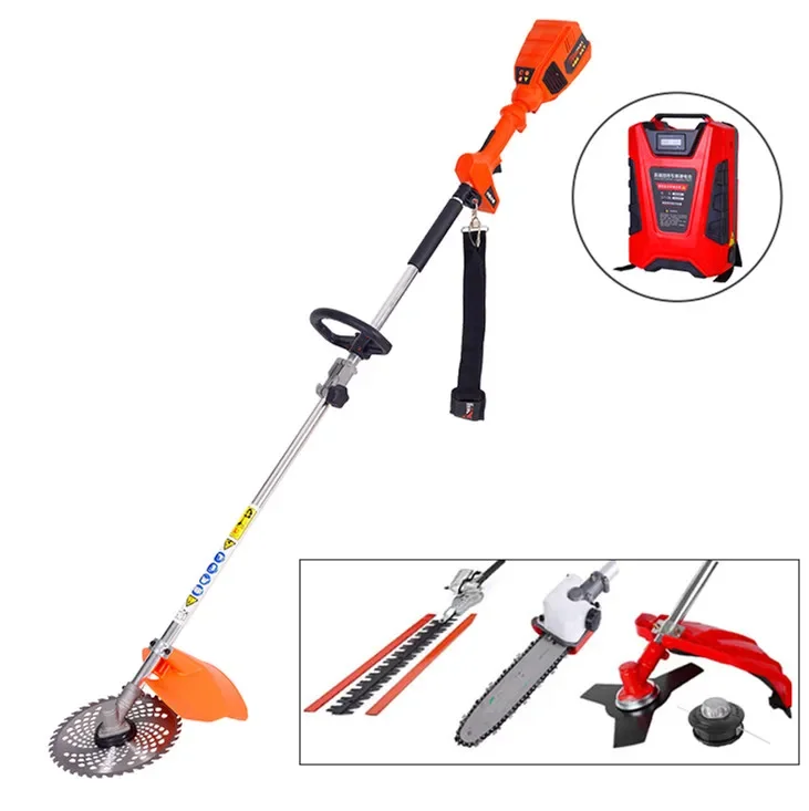 

WHAMX 36-60V Multi Functional 5 in 1 Brush Cutter Lithium battery brushless Hedge Trimmer Pole Saw Grass Trimmer lawn mower