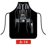 Star Wars Darth Vader Cartoon Digital Printing Women Men Kitchen Cooking Anti-Fouling Waterproof Apron