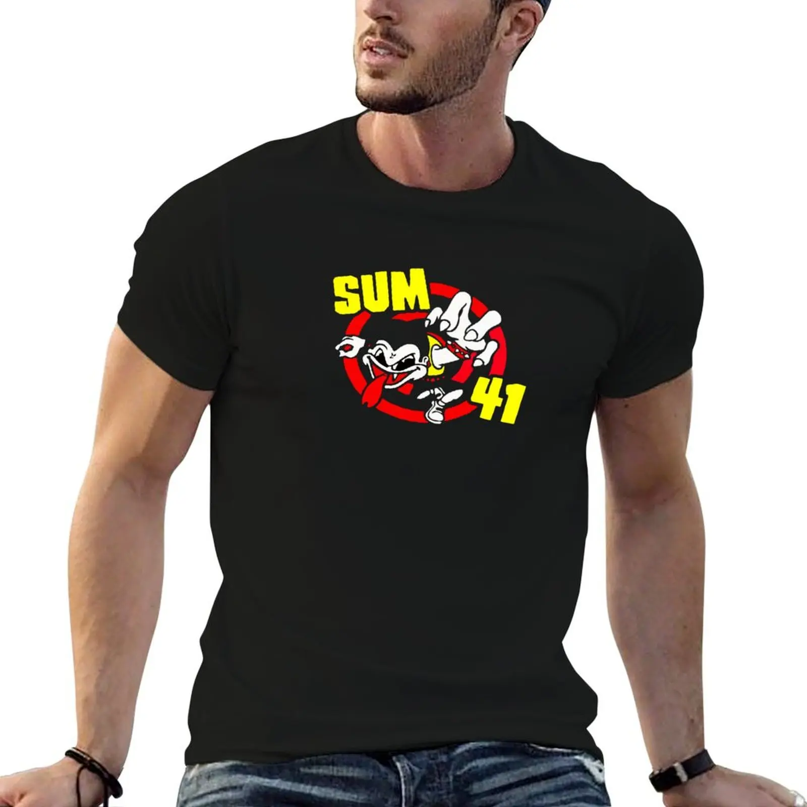

sum 41 band T-Shirt anime t shirts for man man t shirt cotton high quality T-Shirt